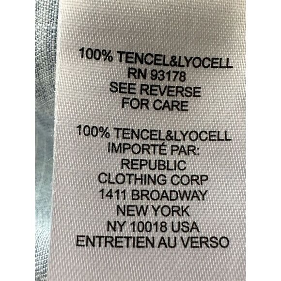 Tahari Women's Light Blue Paisley TENCEL Shorts Size L Casual Drawstring - Picture 4 of 6